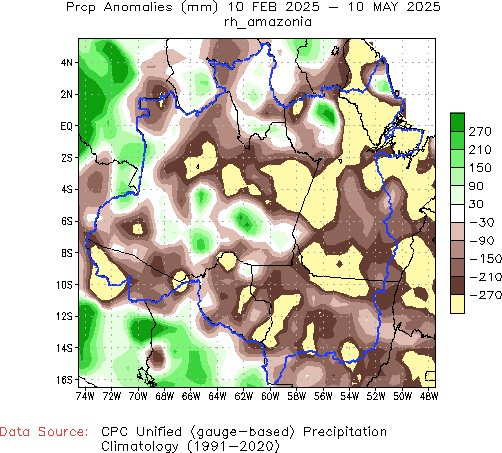 90-Day Anomaly Precipitation (mm)