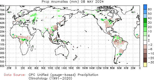 1-day Precipitation Anomaly (millimeters)