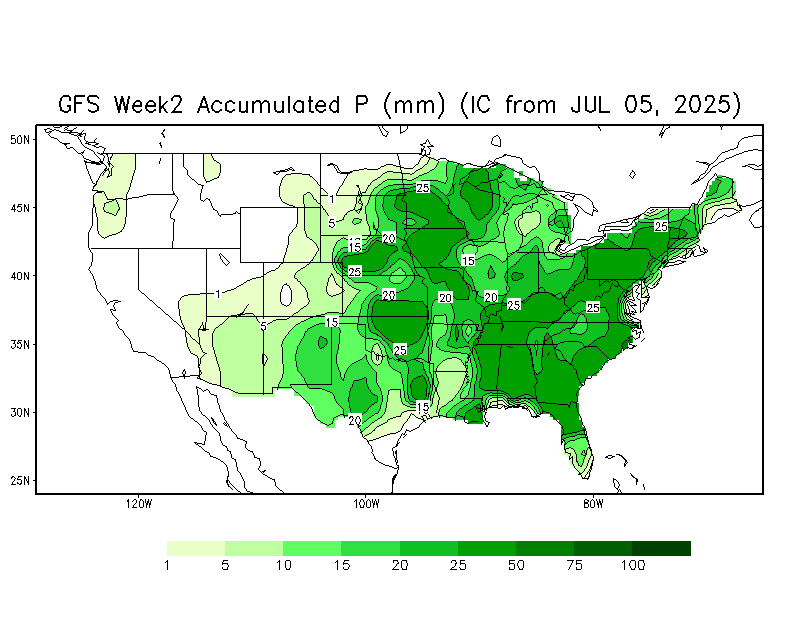 Week 1 Soil Moisture Anomaly