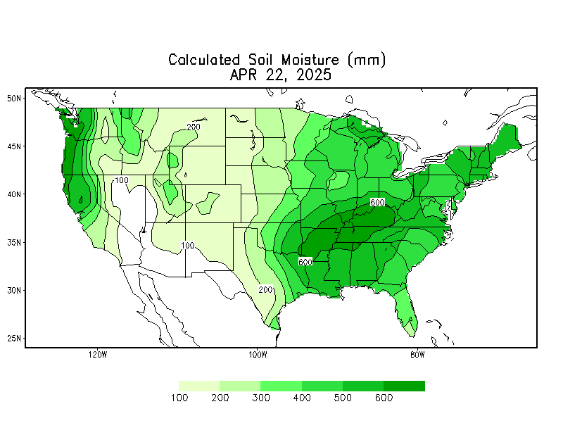 Daily Total Soil Moisture (mm)