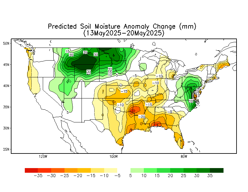 Week 1 Soil Moisture Anomaly