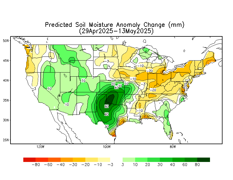 Week 1 Soil Moisture Anomaly