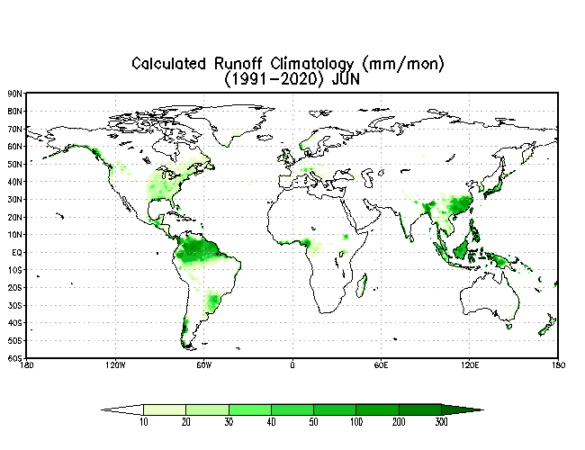 JUNE Soil Moisture Climatology (mm)