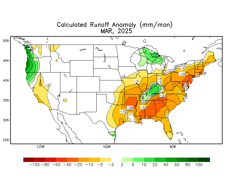 Monthly Anomaly Runoff (mm)