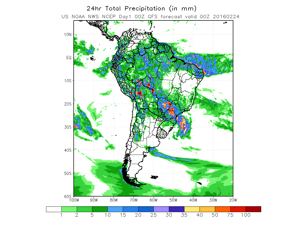 24 hour Total Precipitation