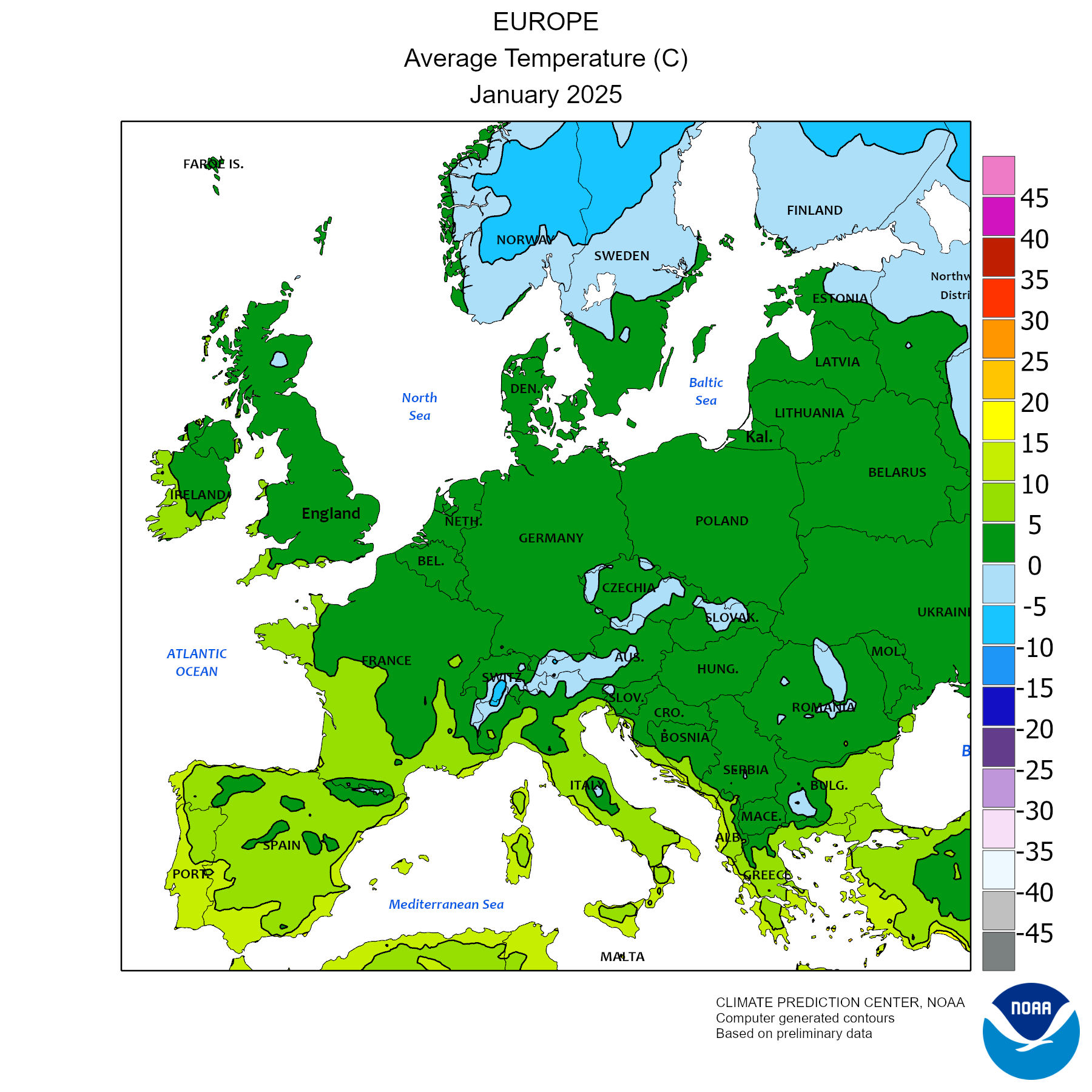 Noaa Weather Europe