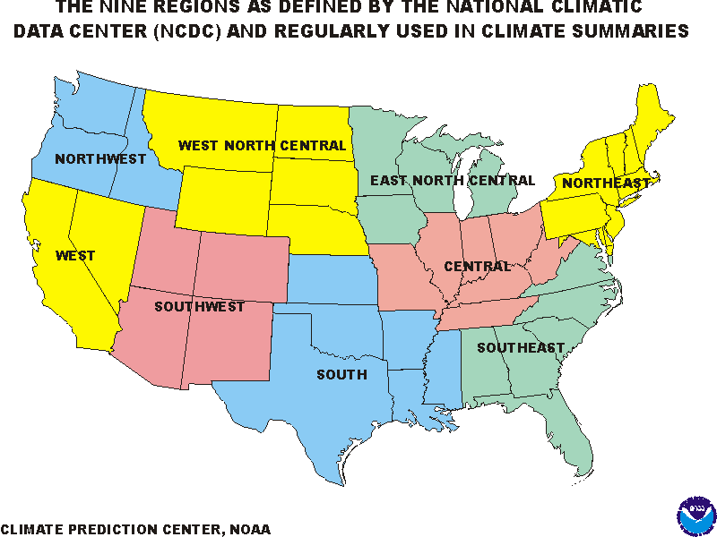 Climate Prediction Center Monitoring And Data Regional Climate