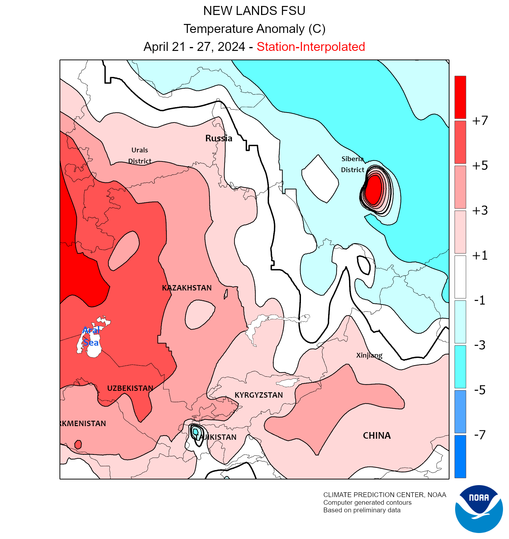 Weekly Temperature Anomaly