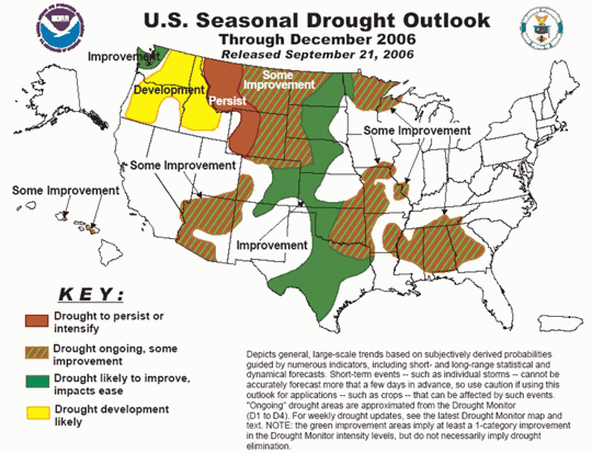 Seasonal Drought Outlook graphic