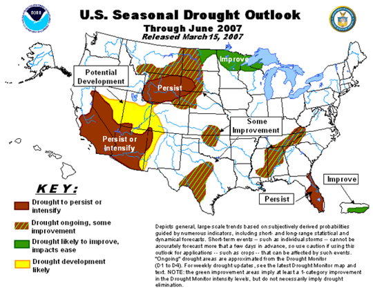 Seasonal Drought Outlook graphic