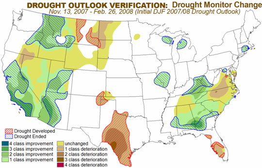 Drought Monitor Change graphic