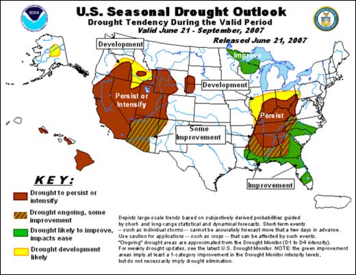 Seasonal Drought Outlook graphic