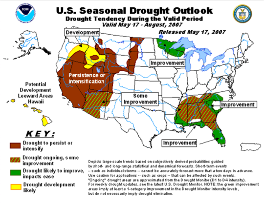 Seasonal Drought Outlook graphic