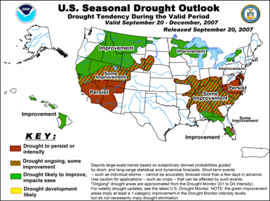 Seasonal Drought Outlook graphic