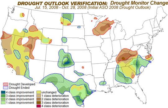 Drought Monitor Change graphic