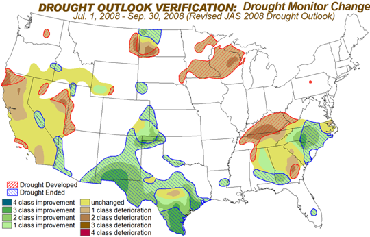 Drought Monitor Change graphic
