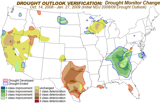 Drought Monitor Change graphic