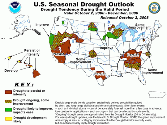 Seasonal Drought Outlook graphic