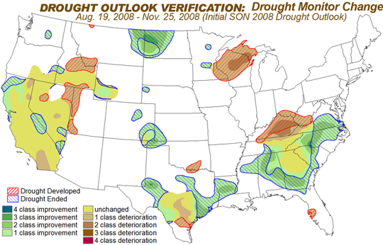 Drought Monitor Change graphic