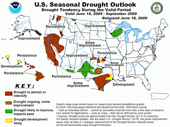 Seasonal Drought Outlook graphic