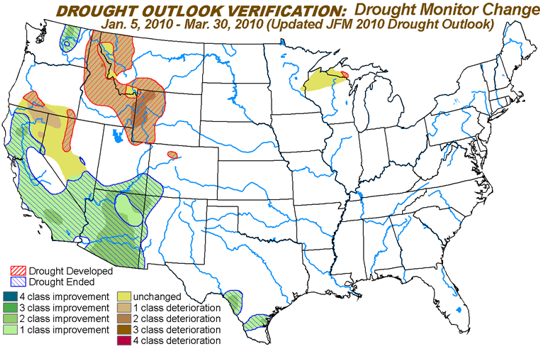 Drought Monitor Change graphic