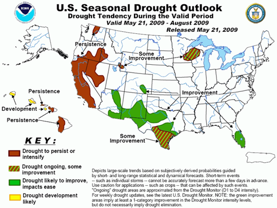 Seasonal Drought Outlook graphic