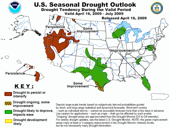 Seasonal Drought Outlook graphic