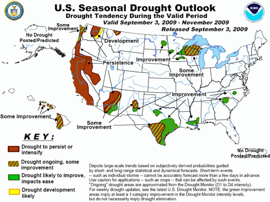 Seasonal Drought Outlook graphic