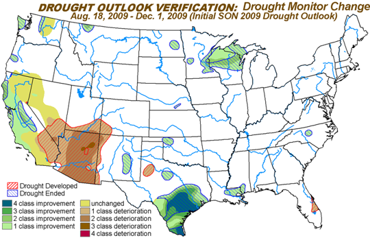 Drought Monitor Change graphic