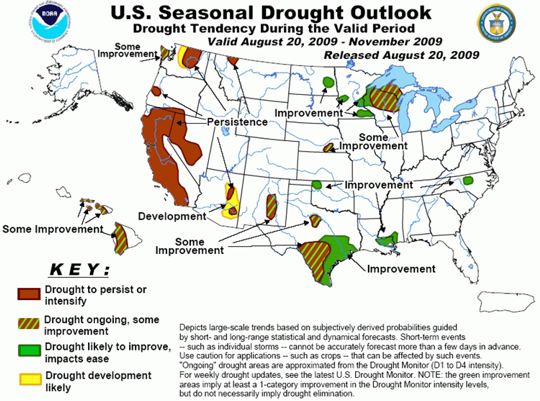 Seasonal Drought Outlook graphic