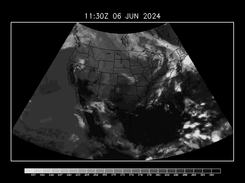 Satellite animations for North America