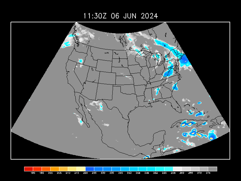 Satellite animations for North America