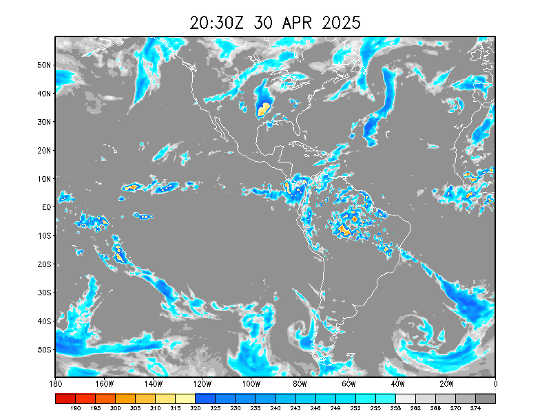 Infra Red animations for the Americas - last 3 days