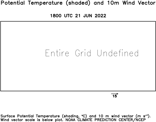 Africa Observed 1000 hPa Potential Temperature