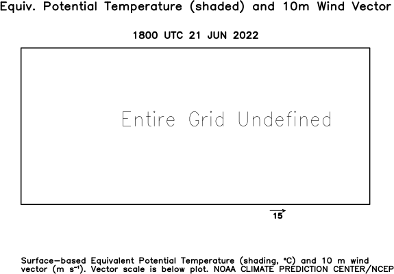 Africa Observed 1000 hPa Equivalent Potential Temperature