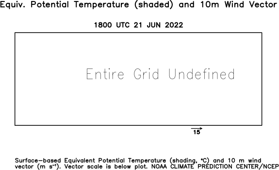 Atlantic Observed 1000 hPa Equivalent Potential Temperature