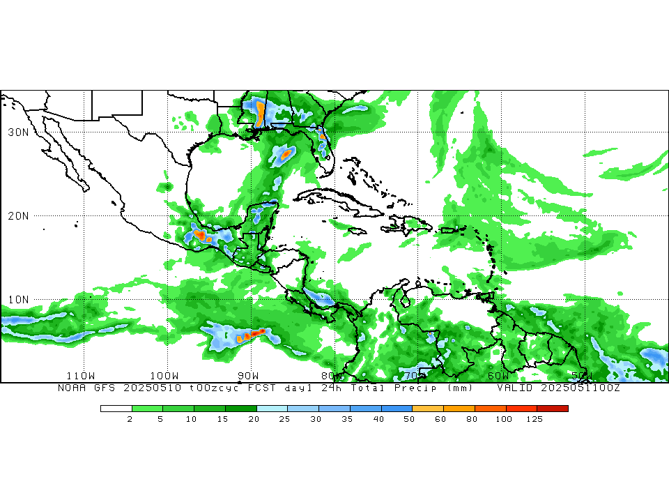 GFS 24h Total Precipitation