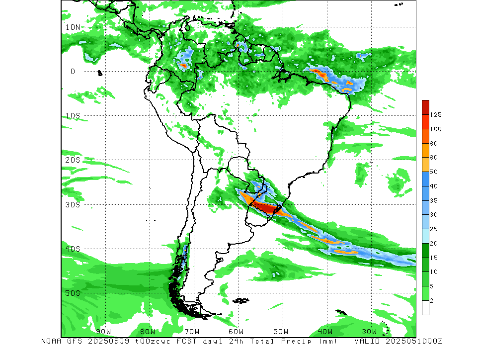 GFS 24h Total Precipitation