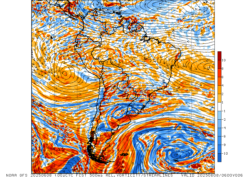 GFS 500mb Wind