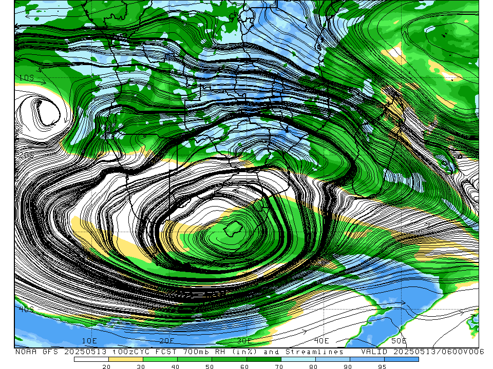 GFS 700mb Wind