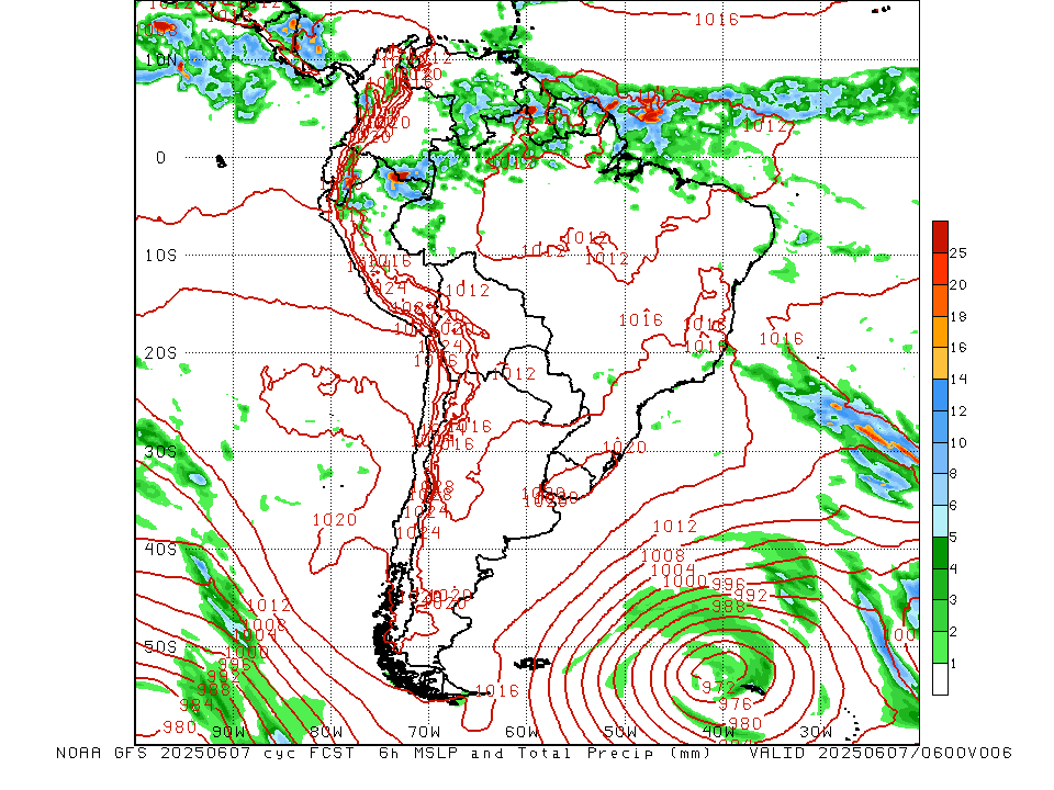 MSLP & Precipitation