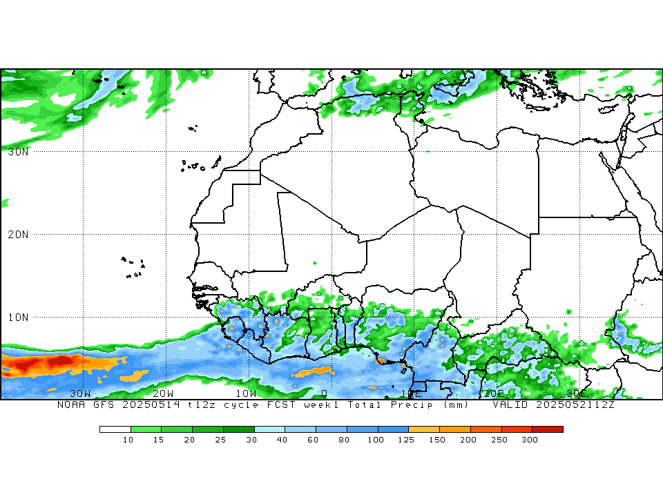 GFS Week1 Total Precp