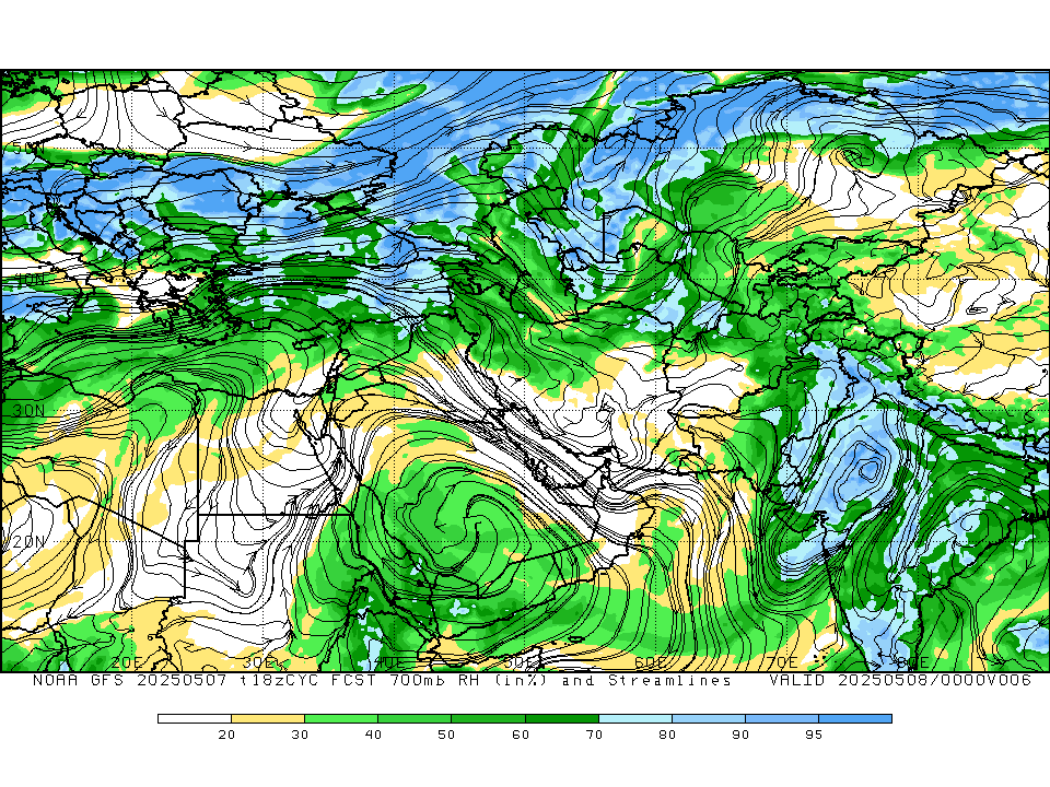 GFS 700mb Wind