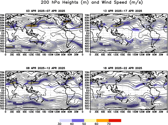 Pentad Global 200 wind map