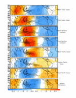 November - March 850 hPa Wind and Velocity Potential