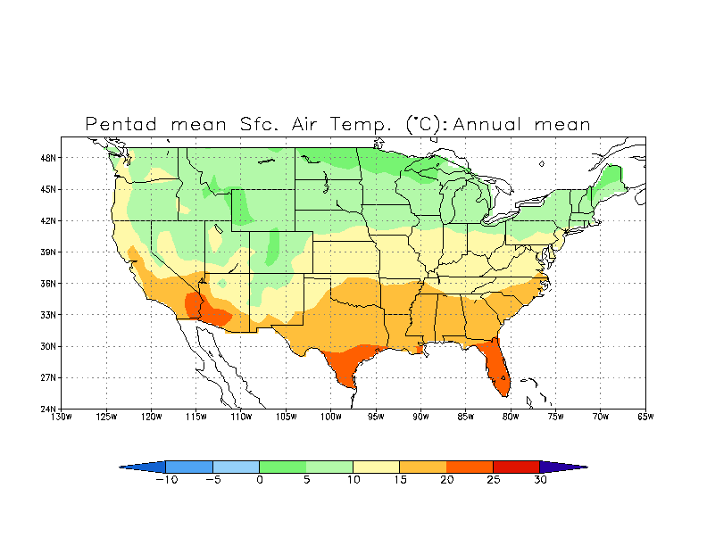 Annual Mean Sea Surface Temperature