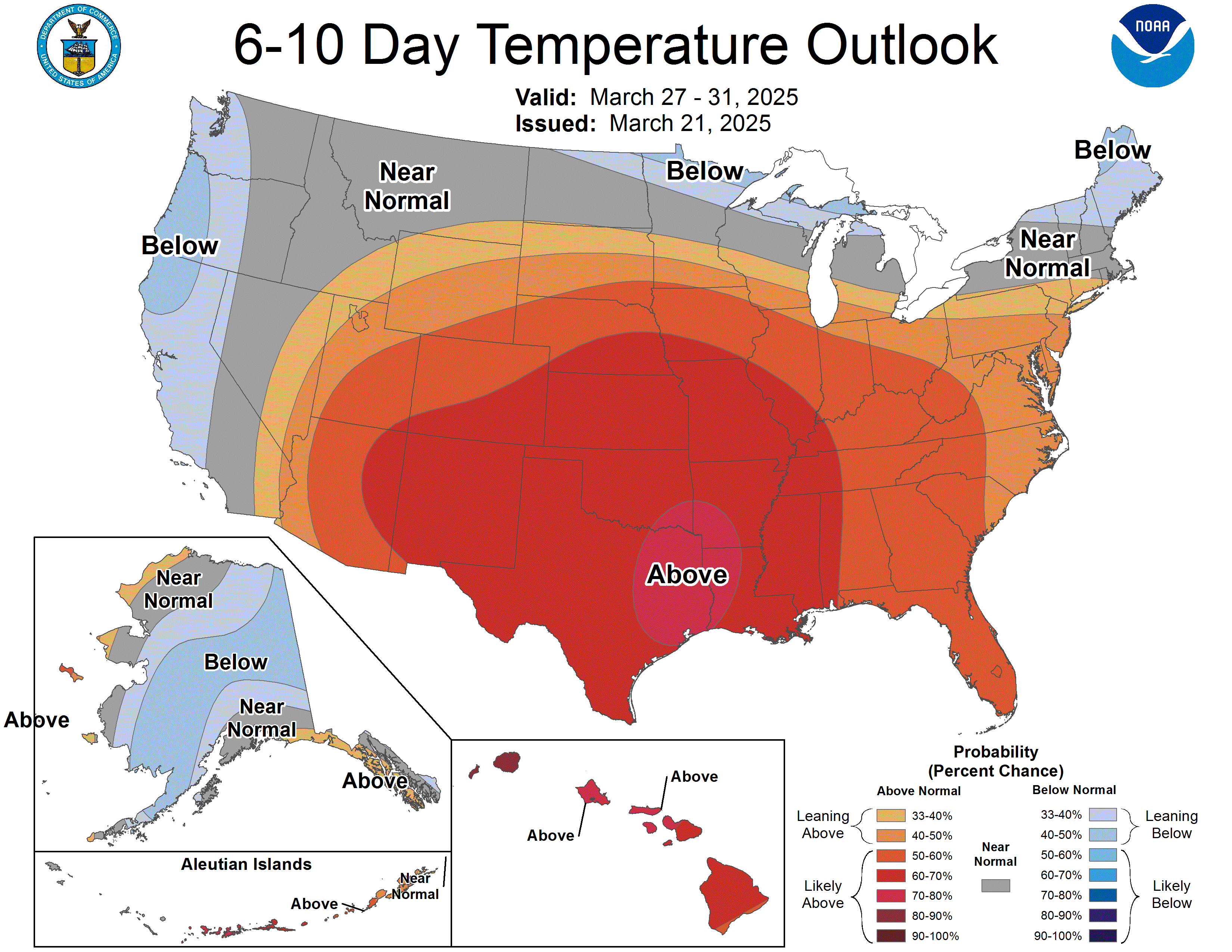 Climate Prediction Center 6 to 10 Day Outlooks