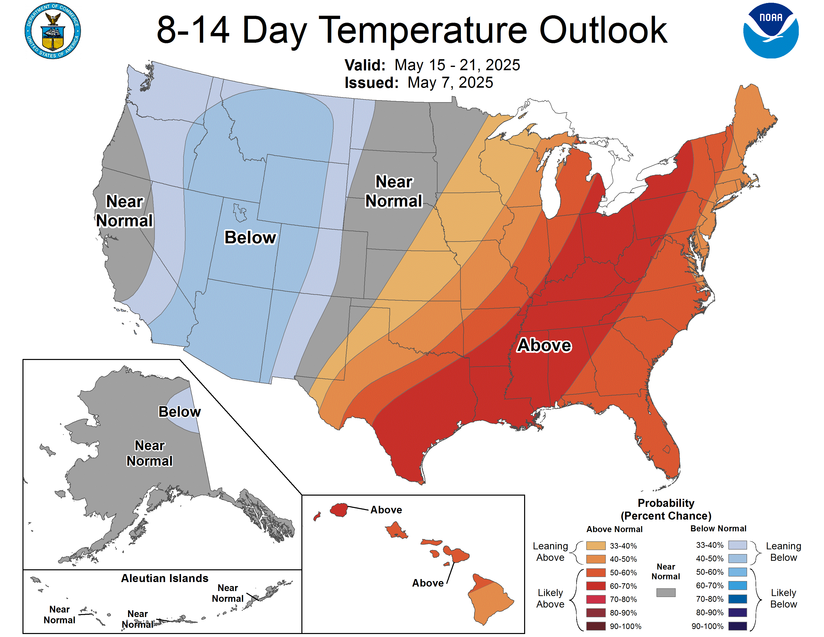 Climate Prediction Center 8 to 14 Day Outlooks
