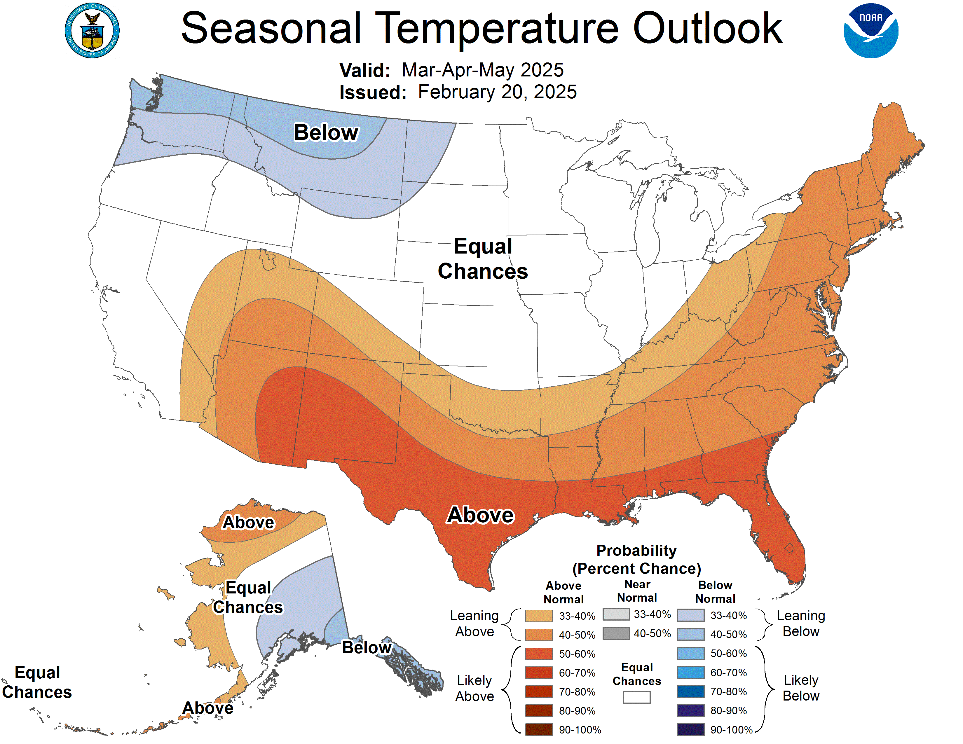 3 Month Temperature Outlook