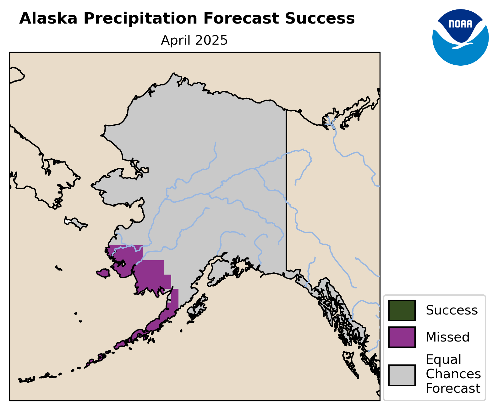 Success or Miss of Precipitation Forecast